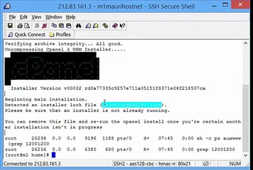 حل مشكلة Detected an installer lock file (_root_installer.lock)