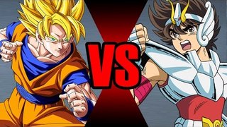 GOKU VS SEIYA | BATALHA MORTAL | Ei Nerd