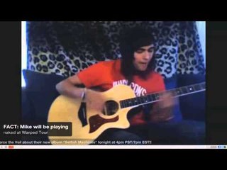 Vic Fuentes Of Pierce The Veil Sings Caraphernalia Acoustic Through Skype Interview!