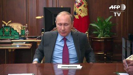 Putin espera dar 'sinal positivo' com retirada na Síria