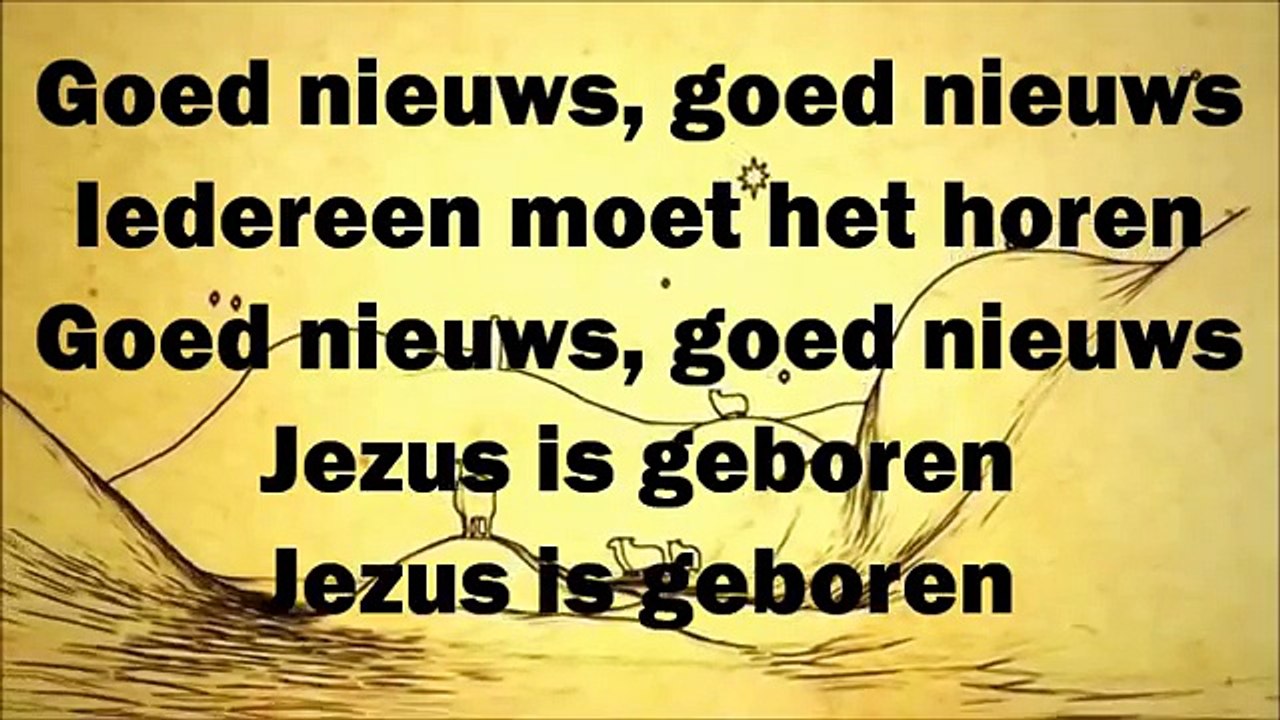 #20 goed nieuws (met tekst) Kerst (opwekking 123)