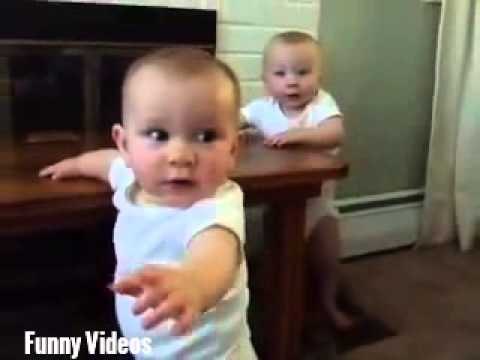 Dad’s Trying To Film His Twins Learning To Stand, But Their Reaction Is Precious