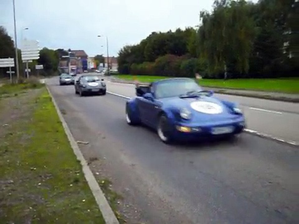 50 Porsche 911 - Pont de Normandie - Départ - 2
