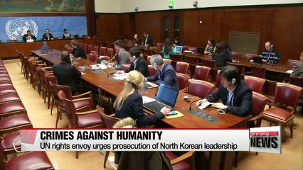 UN rights envoy urge prosecution of North Korean leader