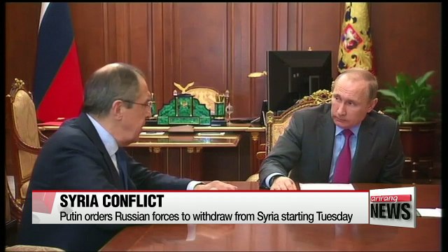 Putin orders Russian forces to withdraw from Syria