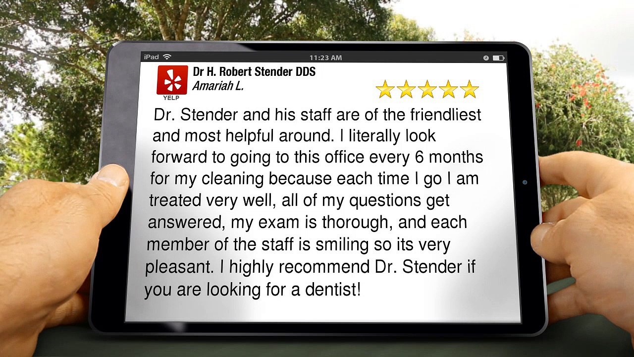 Dr H. Robert Stender DDS Pasadena Teriffic Five Star Review by Amariah L.