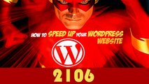 How To Speed Up Your Wordpress Blog 2016 - Improve Wordpress Speed Load fast Increase wp speed