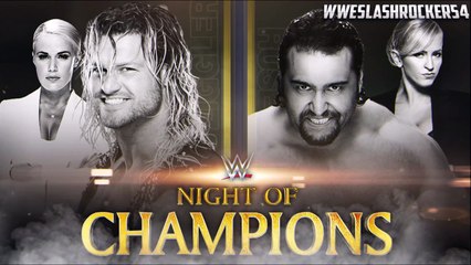 WWE Night Of Champions 2015 Match Card
