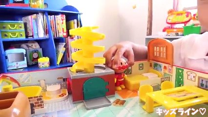 アンパンマン ぱっとひろがるパン工場 おもちゃ Anpanman Bread factory Toy