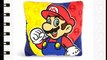 Super Mario Bros - cojín de Super Mario - decorativo y mullido con la licencia oficial de Nintendo