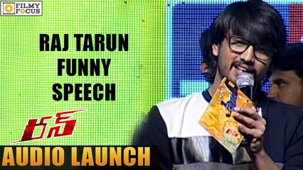 Raj Tarun Funny Speech at Run Audio Launch - Filmyfocus.com