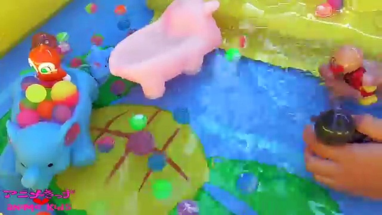 アンパンマン みんなで スーパーボール プール であそぼう‼ おもちゃアニメ テレビ 映画 animekids アニメきっず animation anpanman toy