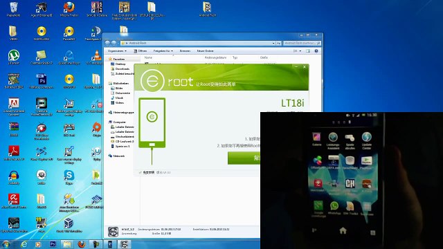 Tutorial | Sony Ericsson Xperia Arc / S ROOT ClockworkMod EASY ONE CLICK | DEUTSCH | HD