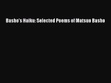 Read Basho's Haiku: Selected Poems of Matsuo Basho PDF Online