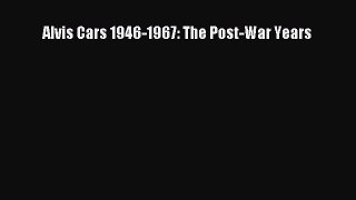 Download Alvis Cars 1946-1967: The Post-War Years Ebook Free