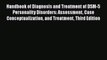PDF Handbook of Diagnosis and Treatment of DSM-5 Personality Disorders: Assessment Case Conceptualization