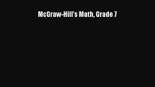 Download McGraw-Hill's Math Grade 7 Ebook Online