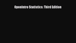 Download OpenIntro Statistics: Third Edition Ebook Free