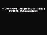 Download 48 Laws of Power | Getting to Yes: 2-in-1 Summary BOXSET | The MW Summary Guides Free