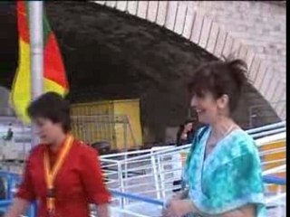 Arrivee Karine et Olivier Dubois et Isabelle et Carole Fanet