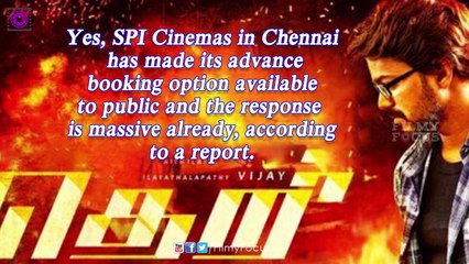 Vijay's 'Theri' Tamil Movie Advance Booking In Full Swing, Craze Reaches Sky High!