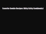 Download Favorite Cookie Recipes (Nitty Gritty Cookbooks) PDF Book Free