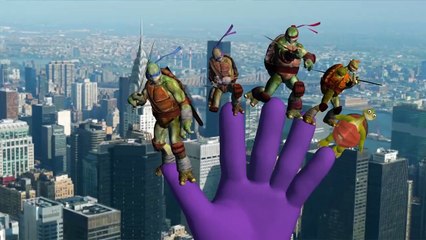 Ninja Turtle Finger Family Nursery Rhyme | 3D Animation in HD from Monster Kids