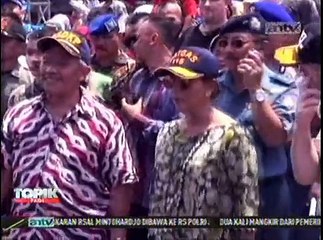 Menteri Susi Pimpin Langsung Penenggelaman Kapal Viking