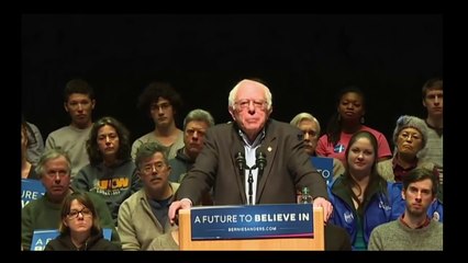Donald Trump Supporter Heckles Bernie Sanders