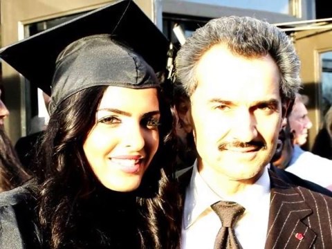 Princess Ameera al Taweel and Prince Alwaleed bin Talal.