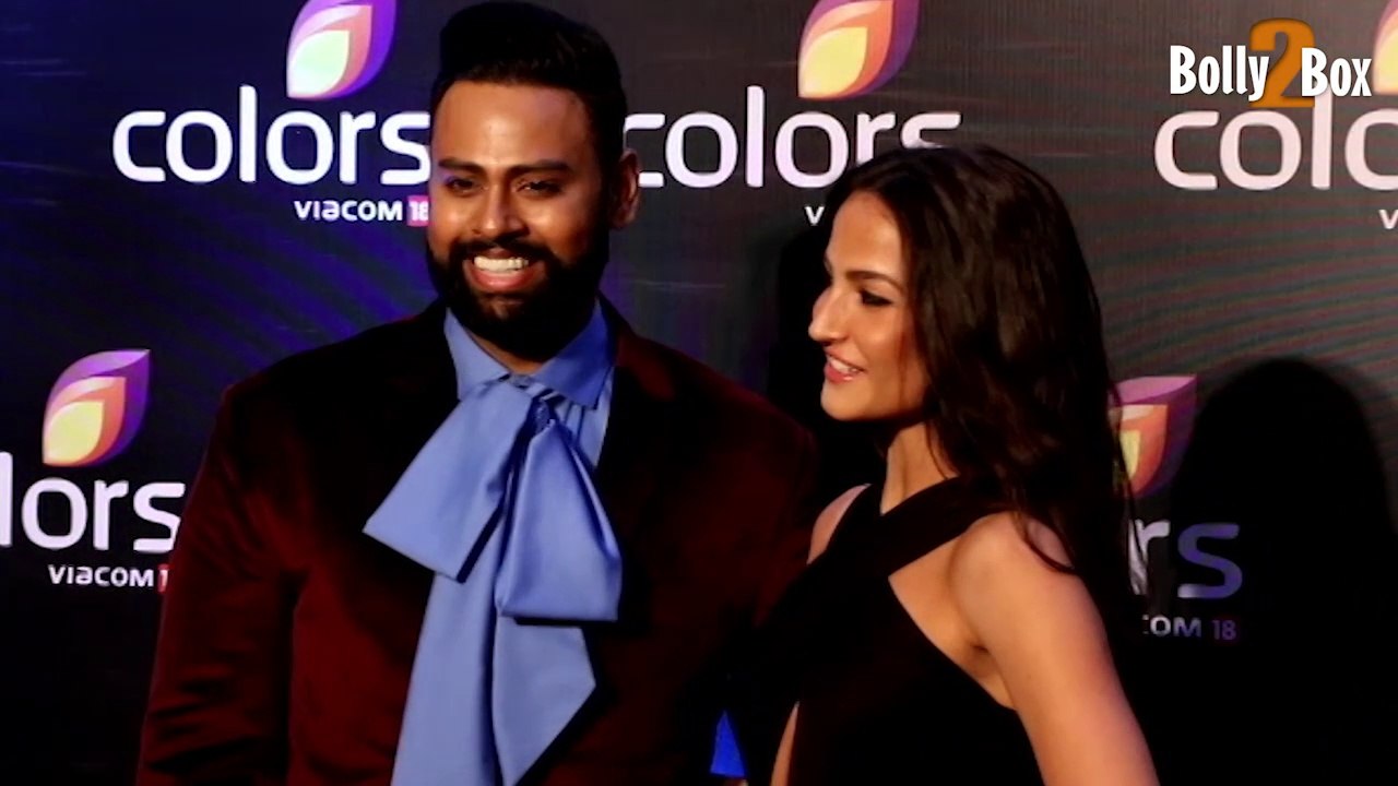 Elli Avram & VJ Andy at Colors Annual Party 2016 | Bollywood Celebs