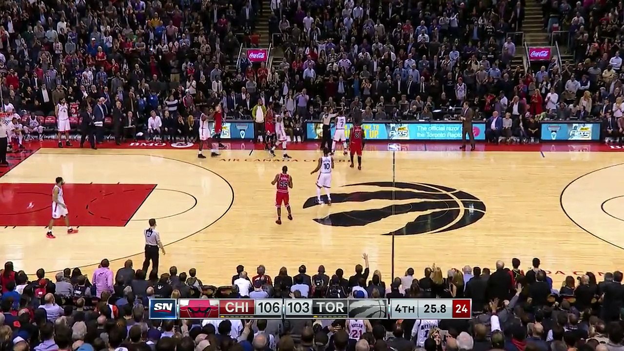 Raptors VS Bulls : Justin Holiday déconcentré par Drake