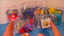 2011 SPONGEBOB SQUAREPANTS LEGENDS OF BIKINI BOTTOM SET OF 6 BURGER KING TOYS VIDEO REVIE