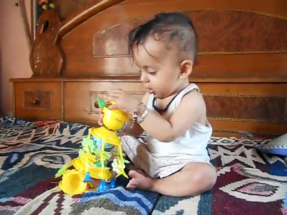 Cute baby doing funny things, Cute Baby Making Funny Noises and Smiling