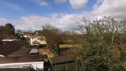 A massive sinkhole has opened up in Cornwall
