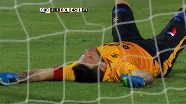 Gol de González. Godoy Cruz 4 Colón 1. Fecha 4 . Torneo Primera División 2016