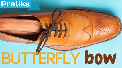 How to tie your shoes and make a butterfly bow