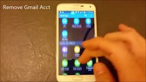 Galaxy S5: HOW TO REMOVE & ADD GMAIL ACCOUNT (Google Account)