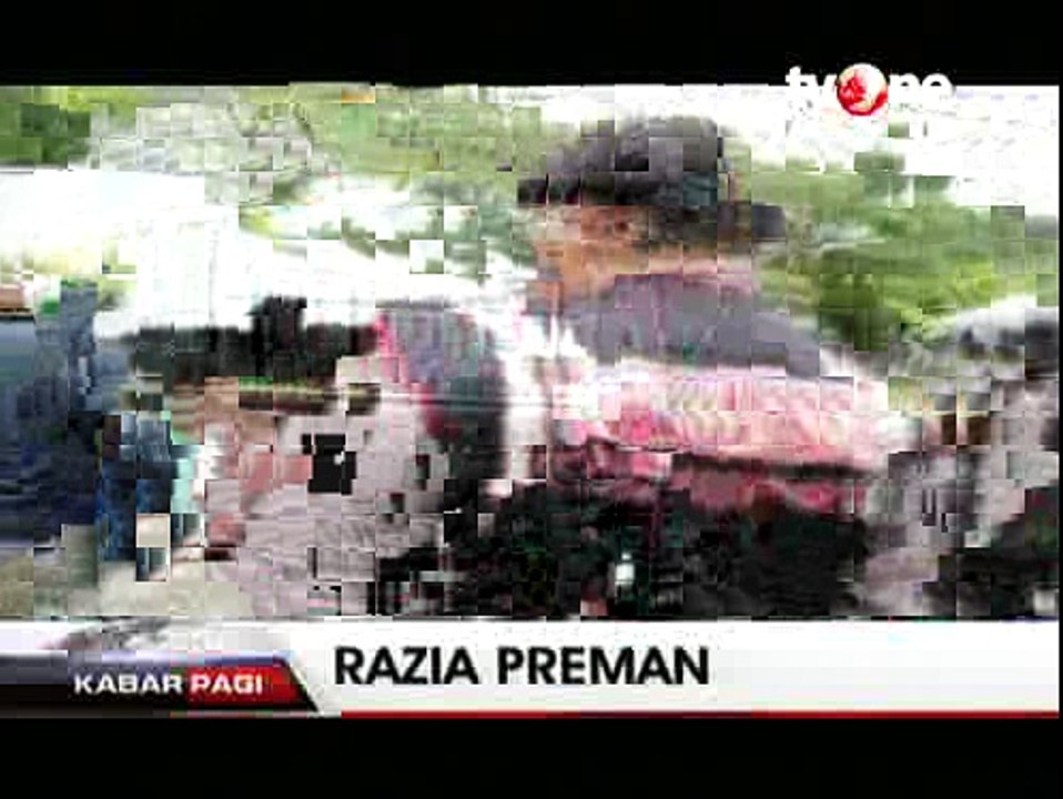 Polisi Tangkap Puluhan Preman di Kota Medan