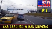 Car Crashes in America (USA) & Bad drivers Compilation 2015 HD #1