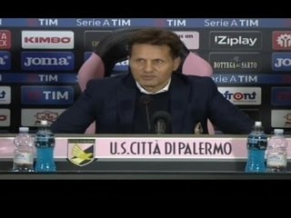 Palermo-Napoli 0-1 - Novellino: "Buona partita, Zamparini contento" (13.03.16)