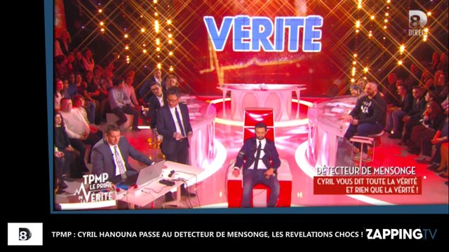 TPMP, le Prime de la Vérité : Cyril Hanouna passe au détecteur de mensonge, les révélations chocs ! (Vidéo)