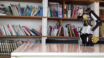 prima vista sembra una macchina telecomandata ma premendo un pulsante...