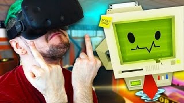 WORKING NINE TO FIVE - Job Simulator Demo (HTC Vive Virtual Reality)