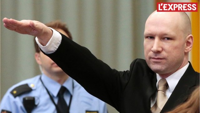 Norvège: le salut nazi d'Anders Breivik