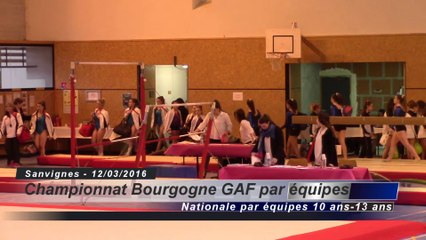 Championnat Bourgogne GAF/Nationale par équipes 10ans - 13ans