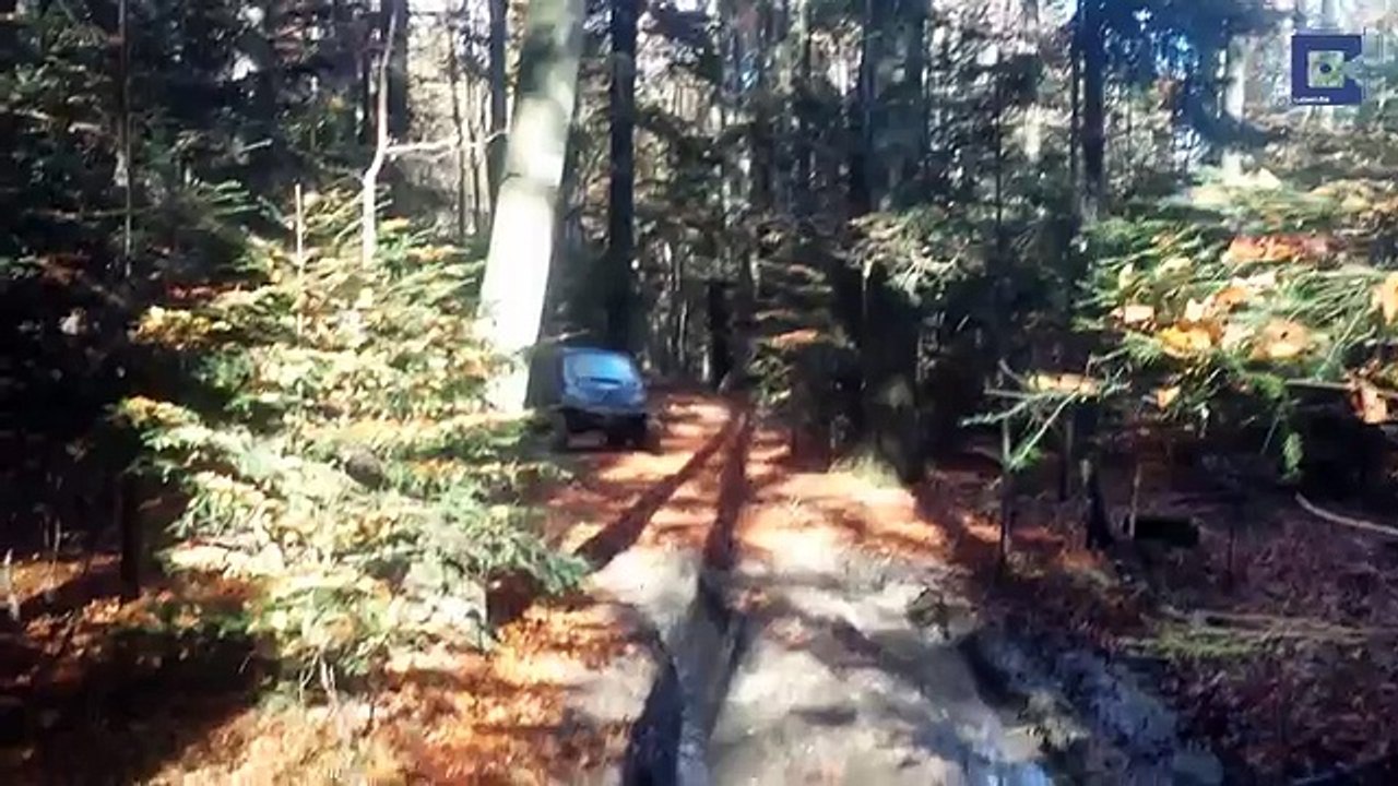 Une SMART modifiée tout-terrain