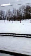 Электричка. Езда домой в Клин. 1 часть