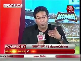 Wasim Akram Brilliant Reply On Indian Anchor