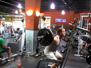 Squats 285X20 PR* and Entire Leg Workout